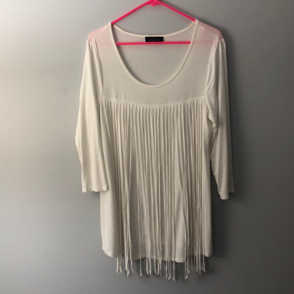Top with fringe